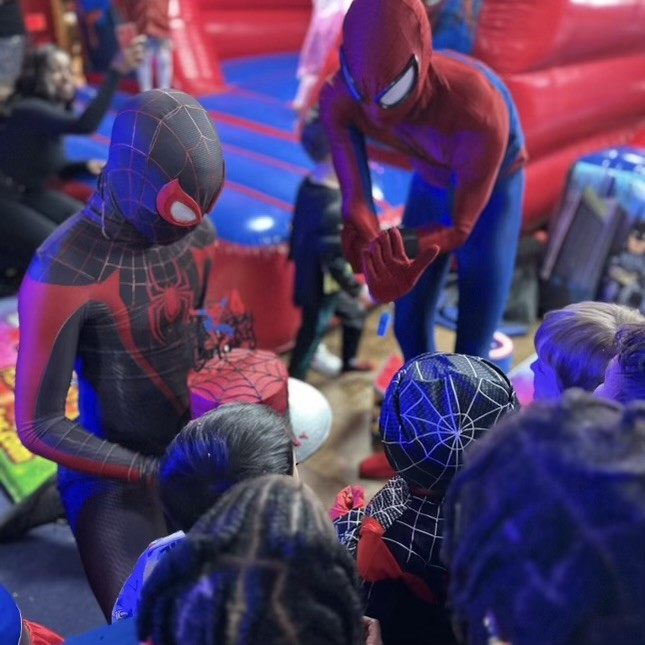Spider-Man & Miles morales kids party entertainers in London